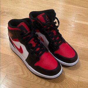 Nike Red and Black Sneakers